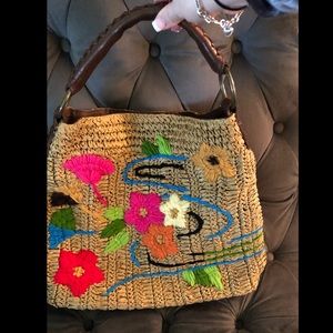 Gorgeous Lucky brand straw bag